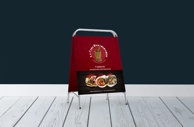 A Frame Stand Printed in New York